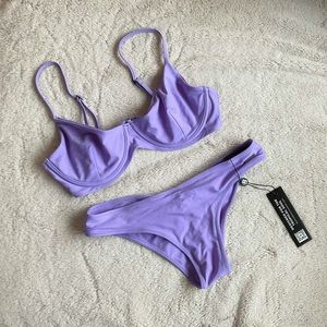 NWT Blackbough Purple Bikini Size S/M